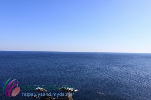大王埼灯台からの眺め南側、太平洋