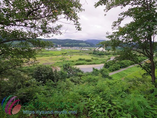石川城（大仏ヶ鼻城）からの眺め、近辺